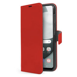 SBS - Case Book Wallet Stand for Samsung Galaxy A23 5G, red