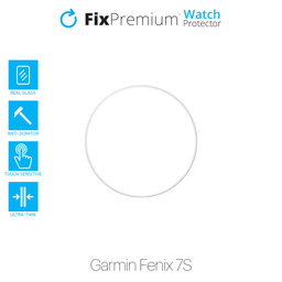 FixPremium Watch Protector - Tempered Glass for Garmin Fenix 7S