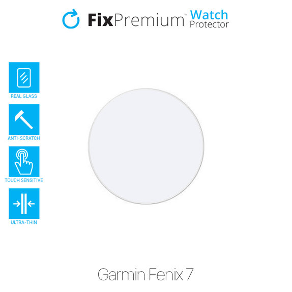 FixPremium Watch Protector - Tempered Glass for Garmin Fenix 7