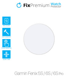 FixPremium Watch Protector - Tempered Glass for Garmin Fenix 5S, 6S & 6S Pro