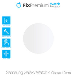 FixPremium Watch Protector - Tempered Glass for Samsung Galaxy Watch 4 Classic 42mm