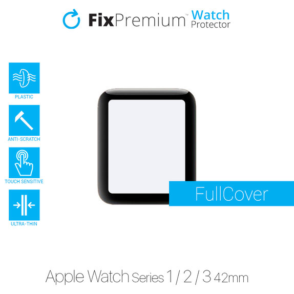FixPremium Watch Protector - Plexiglas for Apple Watch 1, 2 & 3 (38mm)