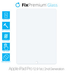 FixPremium Glass - Temepred Glass for Apple iPad Pro 12.9" (1st Gen 2015, 2nd Gen 2017)