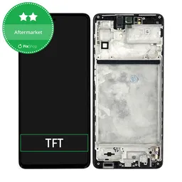 Samsung Galaxy M53 5G M536B - LCD Display + Touch Screen + Frame (Black) TFT