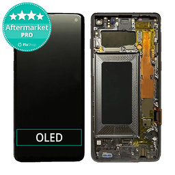 Samsung Galaxy S10 G973F - LCD Display + Touch Screen + Frame (Prism Black) OLED