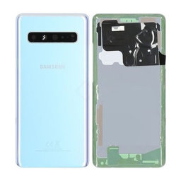 Samsung Galaxy S10 5G G977B - Battery Cover (Crown Silver) - GH82-19500A Genuine Service Pack