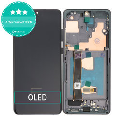 Samsung Galaxy S20 Ultra G988F - LCD Display + Touch Screen + Frame (Cosmic Black) OLED