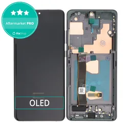 Samsung Galaxy S20 Ultra G988F - LCD Display + Touch Screen + Frame (Cosmic Black) OLED
