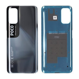 Xiaomi Poco M3 Pro - Battery Cover (Power Black) - 550500013E9X Genuine Service Pack