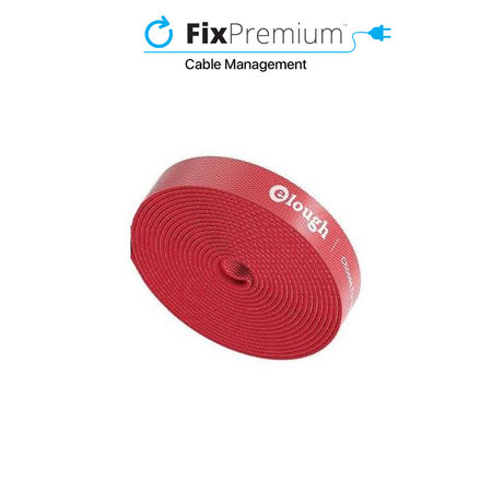 Elough - Cable Organizer - Cable Tape (3m), red