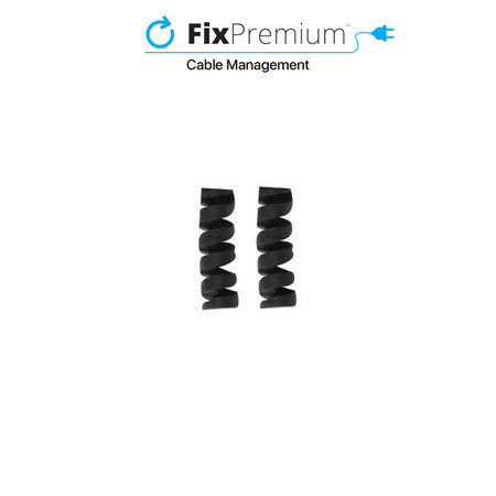 FixPremium - Cable Organizer - Cable Protector - Set of 2, black