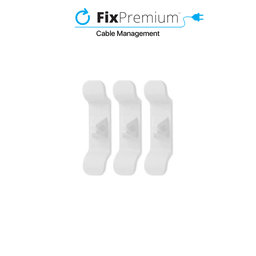 FixPremium - Cable Organizer - Clips - Set of 3, transparent