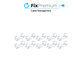 FixPremium - Cable Organizer - Clips - Set of 10, transparent