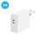 Dual USB-C charging adapter, 35W, compatible with Apple