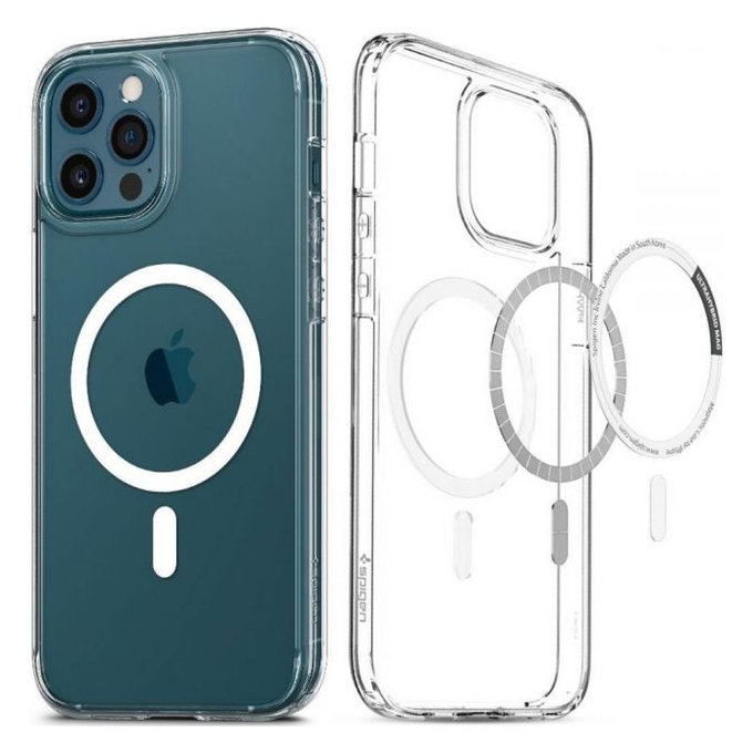 Spigen - Case Ultra Hybrid with MagSafe for iPhone 12 Pro Max, white