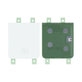 Samsung Galaxy Z Flip 4 F721B - Battery Cover B/G (White) - GH82-29654F Genuine Service Pack