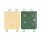 Samsung Galaxy Z Flip 4 F721B - Battery Cover B/G (Yellow) - GH82-29654G Genuine Service Pack