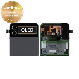 Samsung Galaxy Z Flip 4 F721B - LCD Display + Touch Screen + Frame (External) (Graphite) - GH97-27947A Genuine Service Pack