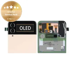 Samsung Galaxy Z Flip 4 F721B - LCD Display + Touch Screen + Frame (External) (Pink Gold) - GH97-27947C Genuine Service Pack