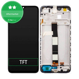 Xiaomi Redmi 10A 220233L2C 220233L2G - LCD Display + Touch Screen + Frame (Black) TFT