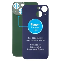 Apple iPhone 13 Mini - Rear Housing Glass with Bigger Camera Hole (Green)