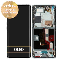 Oppo Find X2 Pro - LCD Display + Touch Screen + Frame (Green) - 4905189 Genuine Service Pack