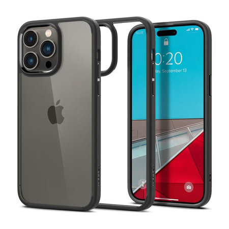 Spigen - Case Ultra Hybrid for iPhone 14 Pro Max, Matte Black