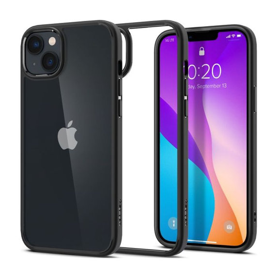 Spigen - Case Ultra Hybrid for iPhone 14 Plus, Matte Black