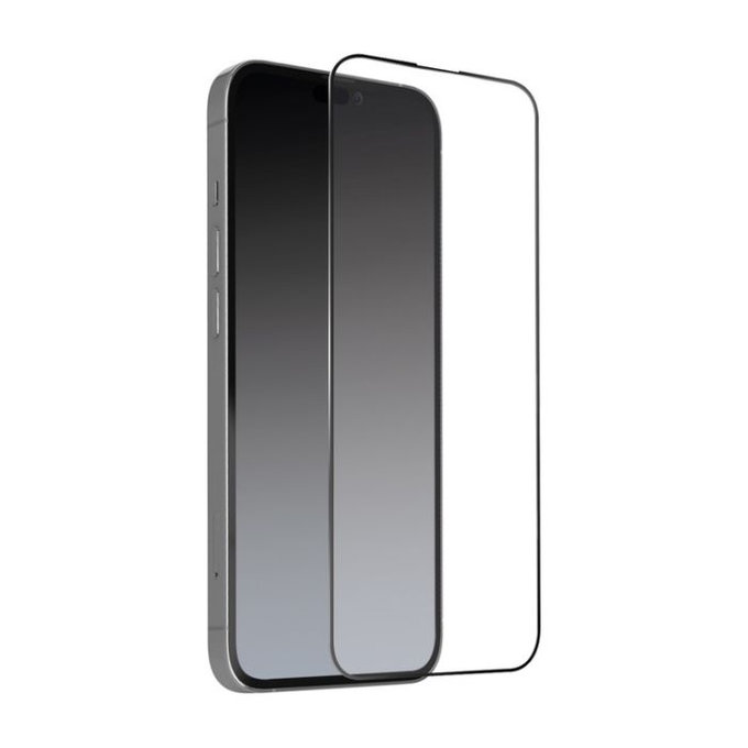 SBS - Tempered Glass Full Cover for iPhone 14 Pro, black