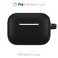 FixPremium - Silicone Case with Carabiner for AirPods Pro, black