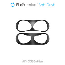 FixPremium - Antidust Sticker for AirPods 3, black