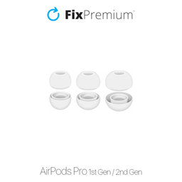 FixPremium - EarTips for AirPods Pro - Set 3pcs (L, M, S), white