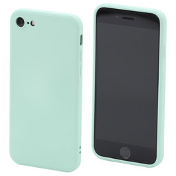FixPremium - Silicone Case for iPhone 7, 8, SE 2020 & SE 2022, light cyan