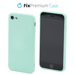 FixPremium - Silicone Case for iPhone 7, 8, SE 2020 & SE 2022, light cyan