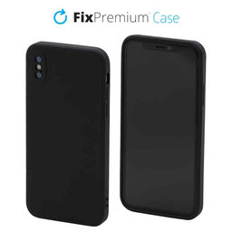 FixPremium - Silicone Case for iPhone X & XS, black