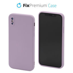 FixPremium - Silicone Case for iPhone X & XS, purple