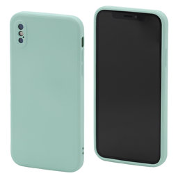 FixPremium - Silicone Case for iPhone X & XS, light cyan
