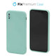 FixPremium - Silicone Case for iPhone X & XS, light cyan