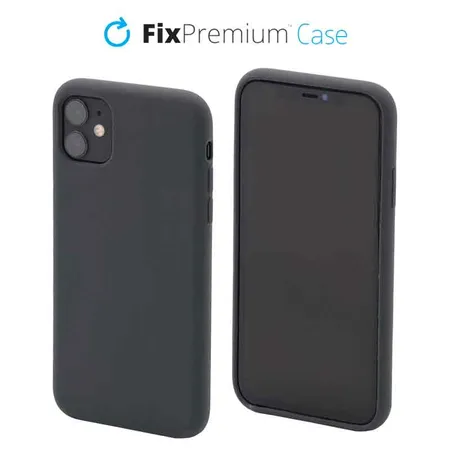 FixPremium - Silicone Case for iPhone 11, space grey
