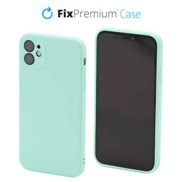 FixPremium - Silicone Case for iPhone 11, light cyan