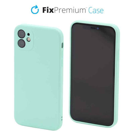 FixPremium - Silicone Case for iPhone 11, light cyan