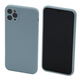 FixPremium - Silicone Case for iPhone 11 Pro Max, light cyan