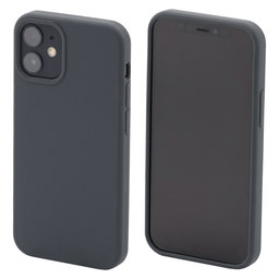 FixPremium - Silicone Case for iPhone 12 mini, space grey