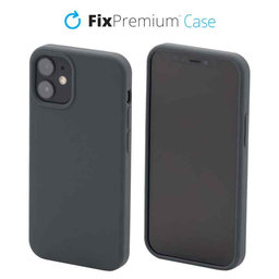 FixPremium - Silicone Case for iPhone 12 mini, space grey