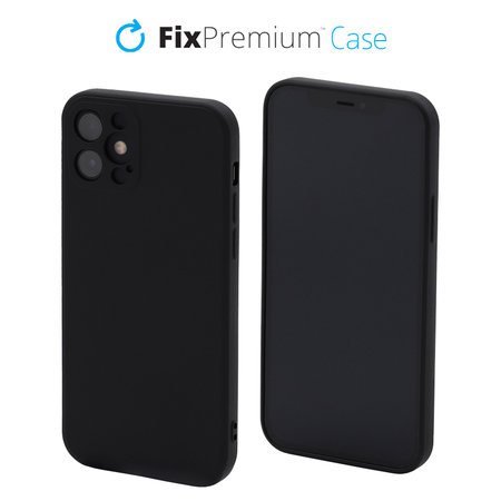 FixPremium - Silicone Case for iPhone 12, black