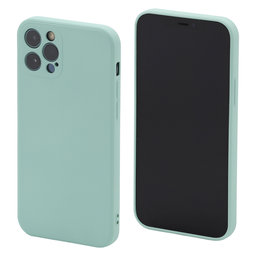 FixPremium - Silicone Case for iPhone 12 Pro, light cyan