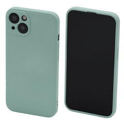 FixPremium - Silicone Case for iPhone 13, light cyan