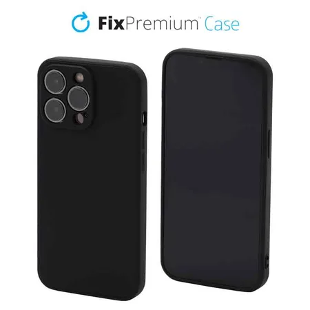 FixPremium - Silicone Case for iPhone 13 Pro, black