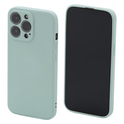 FixPremium - Silicone Case for iPhone 13 Pro, light cyan