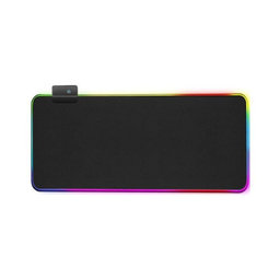 FixPremium - Mouse & KeyBoard Pad with RGB, 90x40cm, black